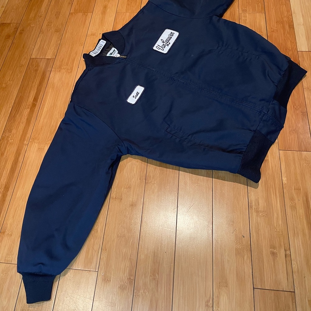 Large navy blue Uniform first jacket previously loved good condition